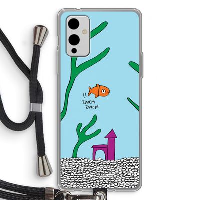 Aquarium: OnePlus 9 Transparant Hoesje met koord