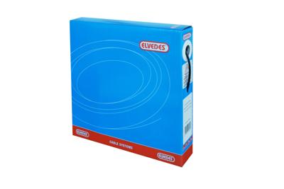Elvedes Rem buitenkabel met voering ø5,0mm / 30 meter - zilver (in een doos)