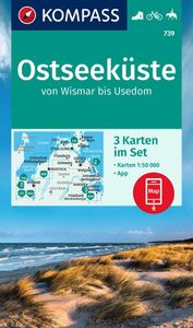 Wandelkaart 739 Ostseeküste - Oostzeekust | Kompass