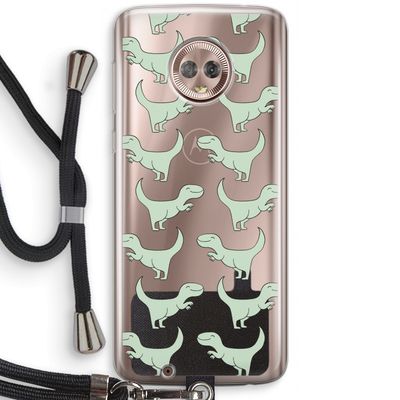 Dinos: Motorola Moto G6 Transparant Hoesje met koord