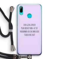 Tequila: Huawei P Smart (2019) Transparant Hoesje met koord