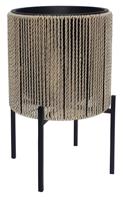 Pot wicker 34x18x18 cm incl standaard - Driesprong collection