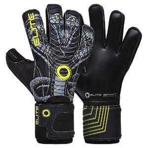 Elite Sport Vibora Keepershandschoenen Zwart Felgeel Grijs