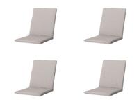 Stapelstoel kussen universeel ca. 97x49 cm Napels taupe water repellent coating (4 stuks) Madison - Madison