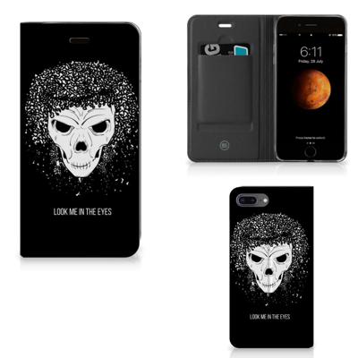 Mobiel BookCase Apple iPhone 7 Plus | 8 Plus Skull Hair Mobiel BookCase Apple iPhone 7 Plus | 8 Plus Skull Hair