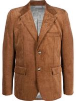 VTMNTS blazer en velours côtelé à boutonnière - Marron VTMNTS blazer en velours côtelé à boutonnière - Marron