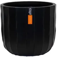Capi bloempot Bol Craft 9x8 cm zwart
