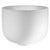 Meinl CSBM12C4 Crystal Singing Bowl White-Frosted klankschaal 12 inch toon C4