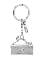 Lanvin Pencil Cat charm keyring - Argent