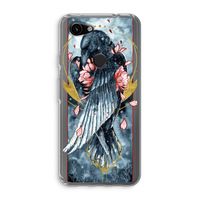 Golden Raven: Google Pixel 3a Transparant Hoesje