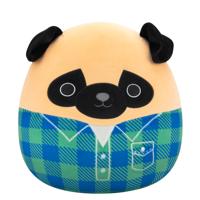 Squishmallows knuffel Prince de bruine mopshond - 30 cm