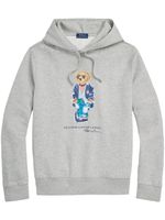 Polo Ralph Lauren Polo Bear-motif drawstring hoodie - Gris - thumbnail