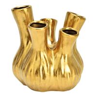 Vaas van keramiek goud (B/H/D) 20x21x20cm