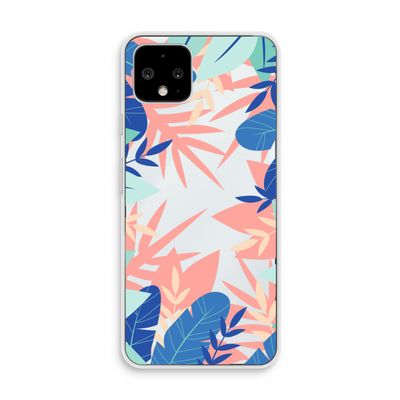 Tropisch: Pixel 4 Transparant Hoesje