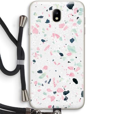 Terrazzo N°3: Samsung Galaxy J7 (2017) Transparant Hoesje met koord