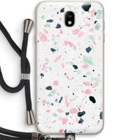 Terrazzo N°3: Samsung Galaxy J7 (2017) Transparant Hoesje met koord