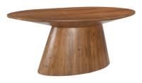Artistiq Ovale Eettafel 'Elicia' Mangohout, 210 x 100cm