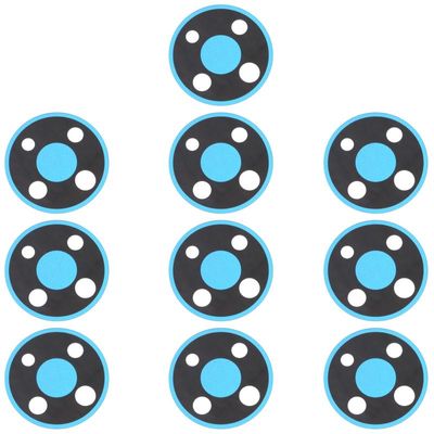 10 PCS Back Camera Lens for Nokia 3.4 TA-1288 TA-1285 TA-1283 (Blue)