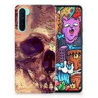 Silicone Back Case OnePlus Nord Skullhead