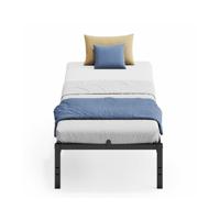 Metalen bedframe met opbergruimte eenvoudig te monteren, 200 x 90 x 40.6 cm