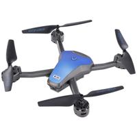 Reely Marathon Drone (quadrocopter) RTF Beginner, Luchtfotografie Blauw (metallic)