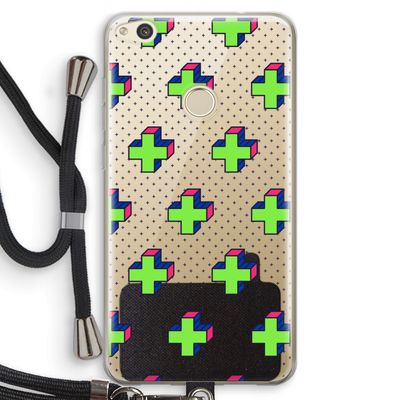 8-bit N°10: Huawei Ascend P8 Lite (2017) Transparant Hoesje met koord