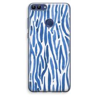 Blauwe nerven: Huawei P Smart (2018) Transparant Hoesje