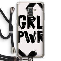 Girl Power #2: Samsung Galaxy A8 (2018) Transparant Hoesje met koord