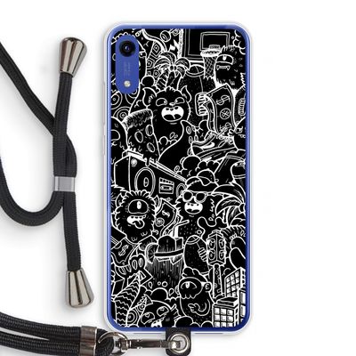 Vexx Black City : Honor Play 8A Transparant Hoesje met koord