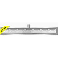 Xellanz Eco Douchegoot met Muurflens en Rooster - 80x7cm - RVS