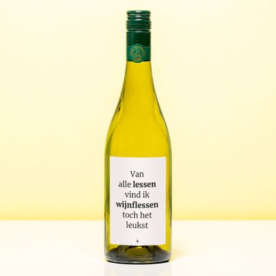 Wijnfles I love you and your penis - Wit (Sauvignon Blanc)