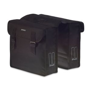 Basil mara dubbele fietstas - 26l - zwart