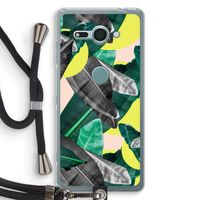 Fantasie jungle: Sony Xperia XZ2 Compact Transparant Hoesje met koord