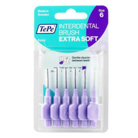 TePe Interdentale Ragers Extra Soft 1.1 mm lila - 6 stuks