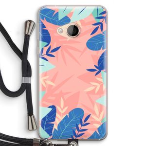 Tropisch: HTC U Play Transparant Hoesje met koord