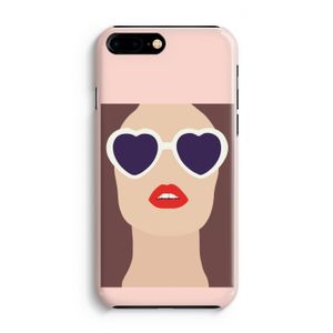 Red lips: Volledig Geprint iPhone 7 Plus Hoesje