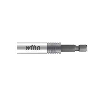 Wiha Magnet-Bithalter CentroFixSlim Edelstahl 1/4 Länge 66mm E6,3 39134 CentroFix SuperSlim snelwisselhouder, magnetisch, vorm E 6,3 66 mm