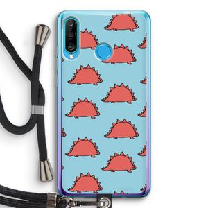 Dinosawrr: Huawei P30 Lite Transparant Hoesje met koord