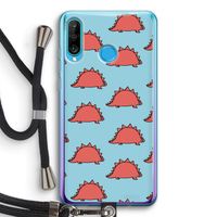 Dinosawrr: Huawei P30 Lite Transparant Hoesje met koord
