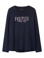 Name it winter shirt meisjes - navy blauw - NkfViolet - loose fit