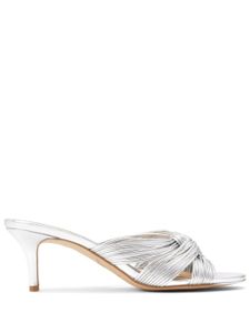 Badgley Mischka mules Mia 60 - Argent