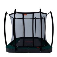 Avyna Avyna Trampoline FlatLevel 380x255 (238) met net – Groen NU MET GRATIS AFDEKHOES (TEPL-238-FL-COMBI-BD) - thumbnail