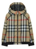 Burberry Kids veste à carreaux - Tons neutres - thumbnail