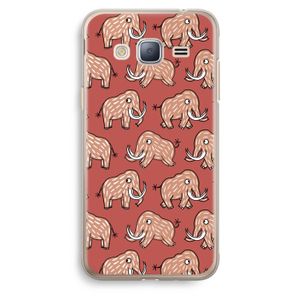 Mammoet: Samsung Galaxy J3 (2016) Transparant Hoesje