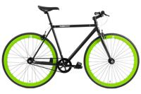 Fixie Fiets FabricBike Mat Zwart & Groen Fixie Fiets FabricBike Mat Zwart & Groen