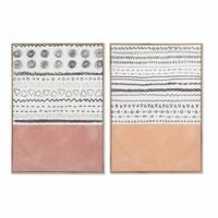 Schilderij DKD Home Decor S3017896 (2 Stuks) (50 x 3 x 70 cm)