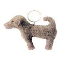 Sleutelhanger Hond Bruin (3 stuks)