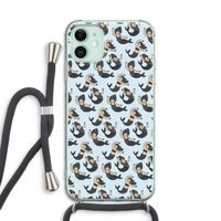 Zeemeermin: iPhone 11 Transparant Hoesje met koord