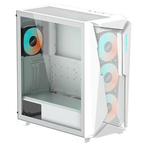 GIGABYTE C301 GLASS WHITE computerbehuizing Midi Tower Wit