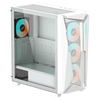 GIGABYTE C301 GLASS WHITE computerbehuizing Midi Tower Wit - thumbnail